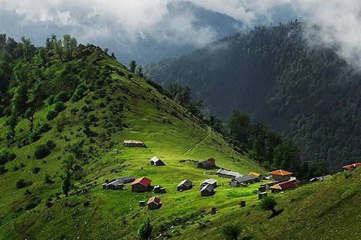 روستای اولسبلانکا در ییلاق ماسال